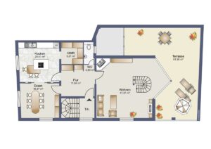 Grundriss Obergeschoss