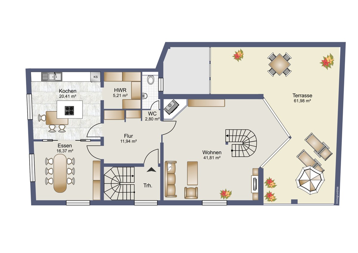 Grundriss Obergeschoss