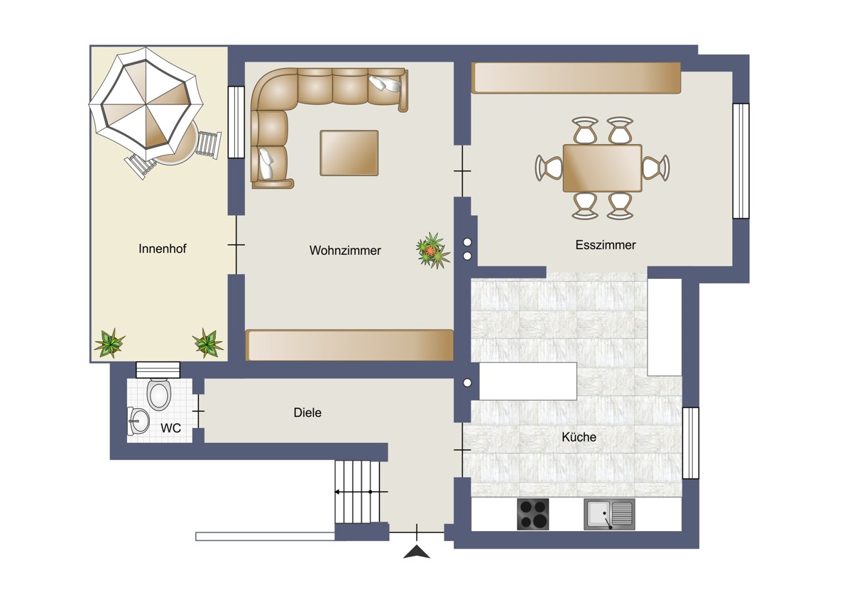 Grundriss EG