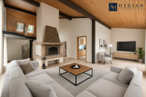 Wohnzimmer Staging