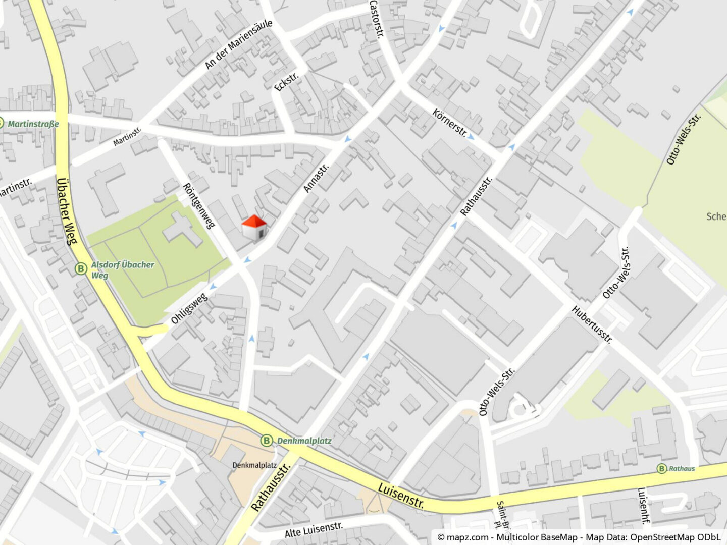 Geolyzer Kartenausschnitt